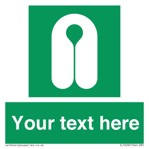 Custom sign safe condition Lifejacket